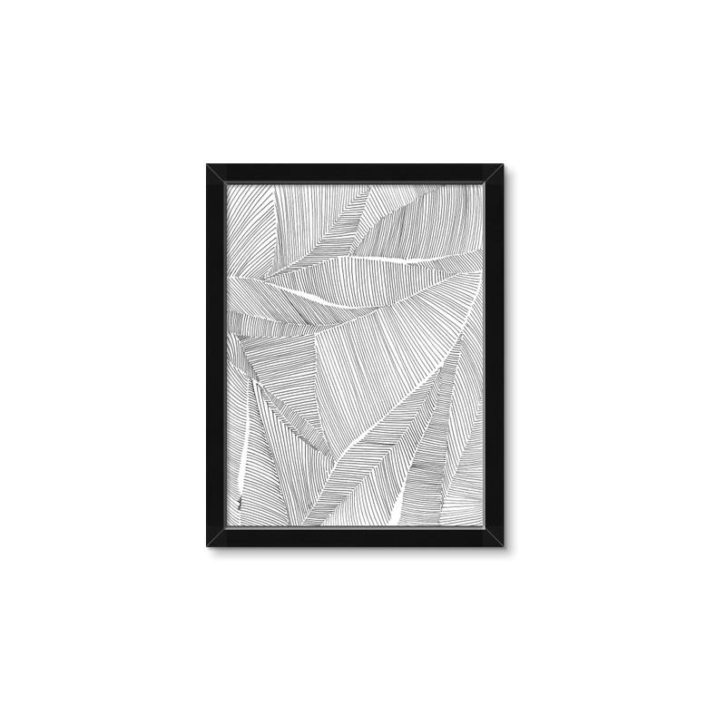 Picture of Leafy Lines II _GroupedProduct_Rectangle_Portrait_Framed_Matted_