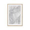 Picture of Leafy Lines II _GroupedProduct_Rectangle_Portrait_Framed_Matted_