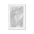 Picture of Leafy Lines II _GroupedProduct_Rectangle_Portrait_Framed_Matted_