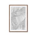 Picture of Leafy Lines II _GroupedProduct_Rectangle_Portrait_Framed_Matted_