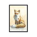 Picture of Red Fox II _GroupedProduct_Rectangle_Portrait_Framed_Matted_