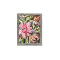 Picture of Mosiac Floral _GroupedProduct_Rectangle_Portrait_Framed_Matted_