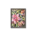 Picture of Mosiac Floral _GroupedProduct_Rectangle_Portrait_Framed_Matted_