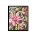 Picture of Mosiac Floral _GroupedProduct_Rectangle_Portrait_Framed_Matted_