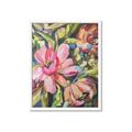 Picture of Mosiac Floral _GroupedProduct_Rectangle_Portrait_Framed_Matted_