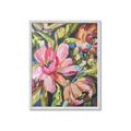 Picture of Mosiac Floral _GroupedProduct_Rectangle_Portrait_Framed_Matted_