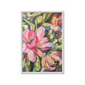 Picture of Mosiac Floral _GroupedProduct_Rectangle_Portrait_Framed_Matted_