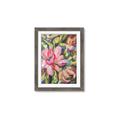 Picture of Mosiac Floral _GroupedProduct_Rectangle_Portrait_Framed_Matted_