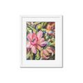Picture of Mosiac Floral _GroupedProduct_Rectangle_Portrait_Framed_Matted_