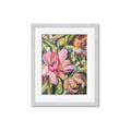 Picture of Mosiac Floral _GroupedProduct_Rectangle_Portrait_Framed_Matted_