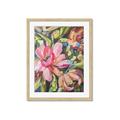 Picture of Mosiac Floral _GroupedProduct_Rectangle_Portrait_Framed_Matted_