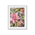 Picture of Mosiac Floral _GroupedProduct_Rectangle_Portrait_Framed_Matted_