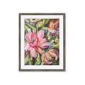 Picture of Mosiac Floral _GroupedProduct_Rectangle_Portrait_Framed_Matted_