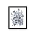 Picture of Sketched Fall Blooms _GroupedProduct_Rectangle_Portrait_Framed_Matted_