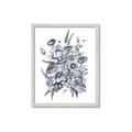 Picture of Sketched Fall Blooms _GroupedProduct_Rectangle_Portrait_Framed_Matted_