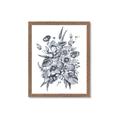 Picture of Sketched Fall Blooms _GroupedProduct_Rectangle_Portrait_Framed_Matted_