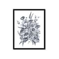 Picture of Sketched Fall Blooms _GroupedProduct_Rectangle_Portrait_Framed_Matted_