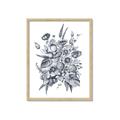 Picture of Sketched Fall Blooms _GroupedProduct_Rectangle_Portrait_Framed_Matted_