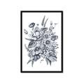 Picture of Sketched Fall Blooms _GroupedProduct_Rectangle_Portrait_Framed_Matted_
