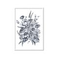 Picture of Sketched Fall Blooms _GroupedProduct_Rectangle_Portrait_Framed_Matted_