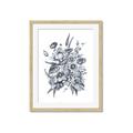 Picture of Sketched Fall Blooms _GroupedProduct_Rectangle_Portrait_Framed_Matted_