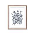Picture of Sketched Fall Blooms _GroupedProduct_Rectangle_Portrait_Framed_Matted_