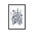 Picture of Sketched Fall Blooms _GroupedProduct_Rectangle_Portrait_Framed_Matted_