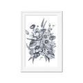 Picture of Sketched Fall Blooms _GroupedProduct_Rectangle_Portrait_Framed_Matted_