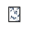 Picture of Blue Water Colour Leaves II _GroupedProduct_Rectangle_Portrait_Framed_Matted_