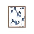 Picture of Blue Water Colour Leaves II _GroupedProduct_Rectangle_Portrait_Framed_Matted_