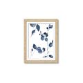 Picture of Blue Water Colour Leaves II _GroupedProduct_Rectangle_Portrait_Framed_Matted_