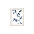 Picture of Blue Water Colour Leaves II _GroupedProduct_Rectangle_Portrait_Framed_Matted_