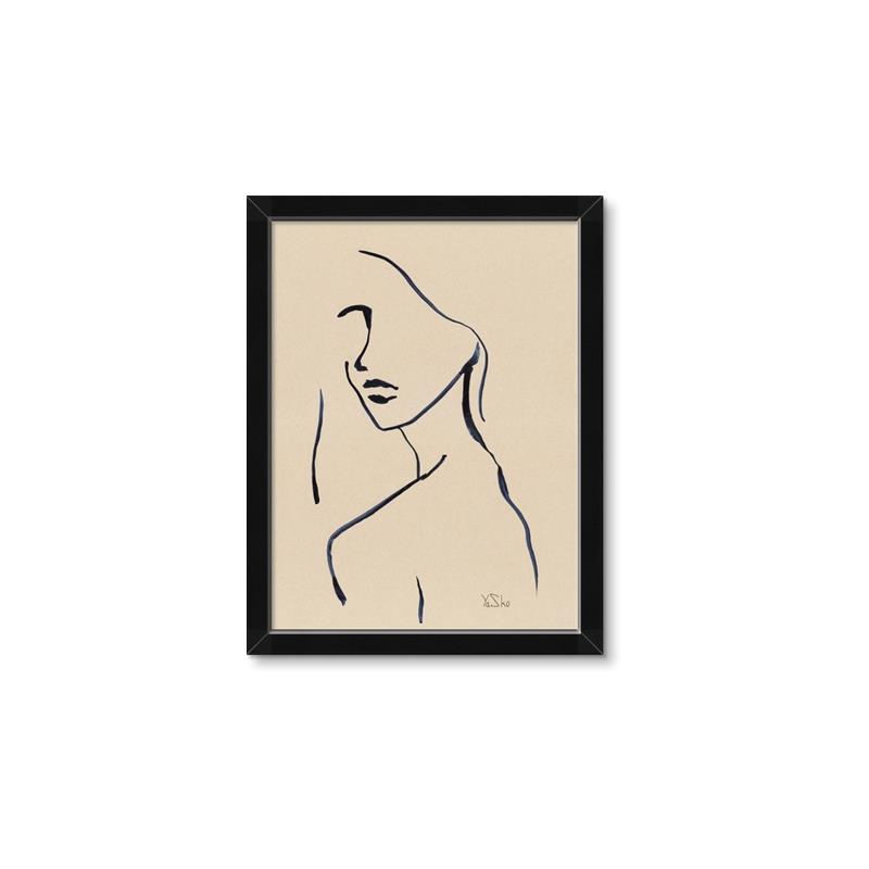 Picture of Side Glance _GroupedProduct_Rectangle_Portrait_Framed_Matted_