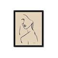Picture of Side Glance _GroupedProduct_Rectangle_Portrait_Framed_Matted_