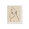Picture of Side Glance _GroupedProduct_Rectangle_Portrait_Framed_Matted_