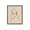 Picture of Side Glance _GroupedProduct_Rectangle_Portrait_Framed_Matted_