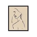 Picture of Side Glance _GroupedProduct_Rectangle_Portrait_Framed_Matted_