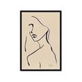 Picture of Side Glance _GroupedProduct_Rectangle_Portrait_Framed_Matted_