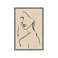 Picture of Side Glance _GroupedProduct_Rectangle_Portrait_Framed_Matted_