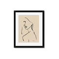 Picture of Side Glance _GroupedProduct_Rectangle_Portrait_Framed_Matted_