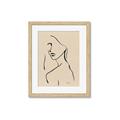 Picture of Side Glance _GroupedProduct_Rectangle_Portrait_Framed_Matted_