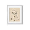 Picture of Side Glance _GroupedProduct_Rectangle_Portrait_Framed_Matted_