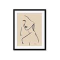 Picture of Side Glance _GroupedProduct_Rectangle_Portrait_Framed_Matted_