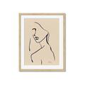 Picture of Side Glance _GroupedProduct_Rectangle_Portrait_Framed_Matted_