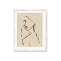 Picture of Side Glance _GroupedProduct_Rectangle_Portrait_Framed_Matted_