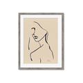 Picture of Side Glance _GroupedProduct_Rectangle_Portrait_Framed_Matted_