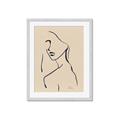 Picture of Side Glance _GroupedProduct_Rectangle_Portrait_Framed_Matted_