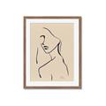 Picture of Side Glance _GroupedProduct_Rectangle_Portrait_Framed_Matted_