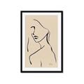 Picture of Side Glance _GroupedProduct_Rectangle_Portrait_Framed_Matted_