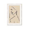 Picture of Side Glance _GroupedProduct_Rectangle_Portrait_Framed_Matted_